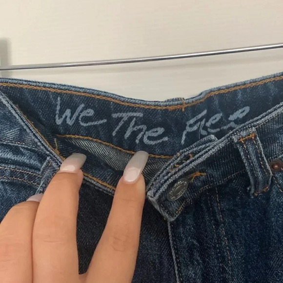 We The Free Bailey Fringe Denim Mini Skirt - Picture 5 of 6